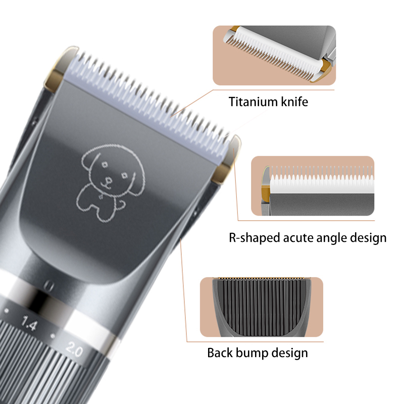 Usb Rechargeable Electric Dog Cat Pet Hair Trimmer Cutter Remover Grooming Clippers Shaver Kit Set With Comb And 4 Extra