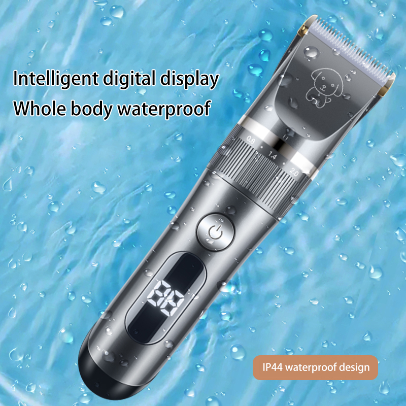 Usb Rechargeable Electric Dog Cat Pet Hair Trimmer Cutter Remover Grooming Clippers Shaver Kit Set With Comb And 4 Extra