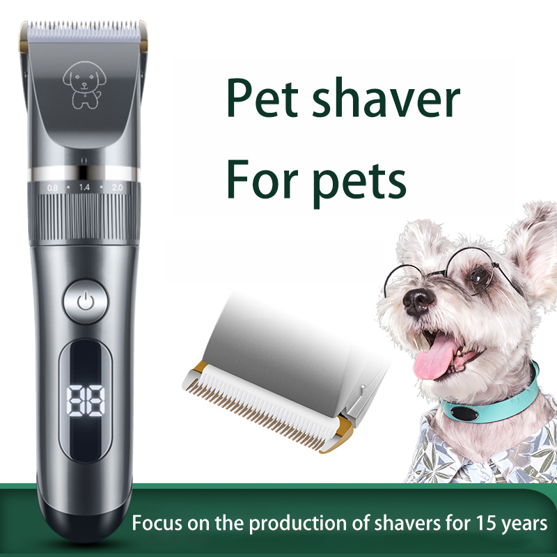 Usb Rechargeable Electric Dog Cat Pet Hair Trimmer Cutter Remover Grooming Clippers Shaver Kit Set With Comb And 4 Extra