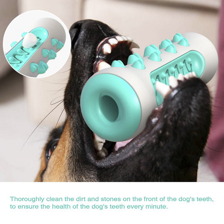 Dog Molar Toothbrush Toy Chew Cleaning Teeth Safe Elasticity Soft TPR Puppy Dental Care Extra-tough Pet Cleaning Toy Sup