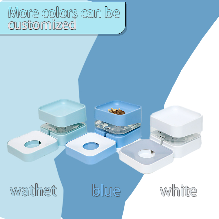 High Capacity Pet Bowls Automatic Multifunctional Pet Feeder and Water Dispenser for cat and dog
