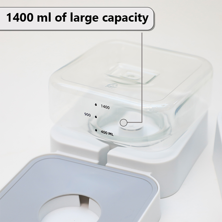 High Capacity Pet Bowls Automatic Multifunctional Pet Feeder and Water Dispenser for cat and dog