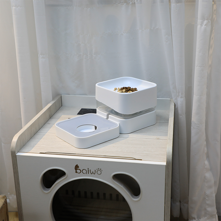 High Capacity Pet Bowls Automatic Multifunctional Pet Feeder and Water Dispenser for cat and dog