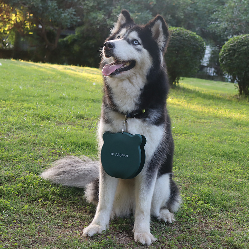 Silicone Dog feeder Slow eating Pet Bowl Portable Travel Pet Water Bowl