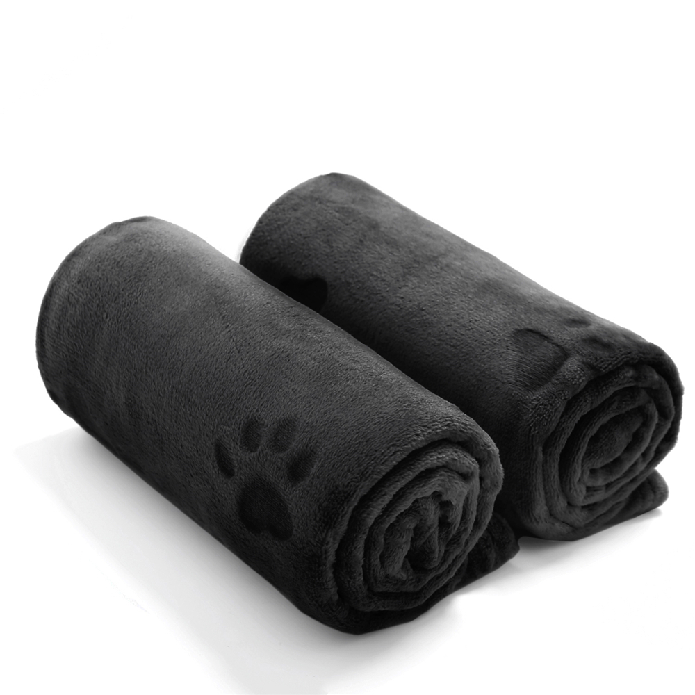 40*50 inches 280gsm 100% polyester flannel soft pet cat dog fleece blanket bulk for bed