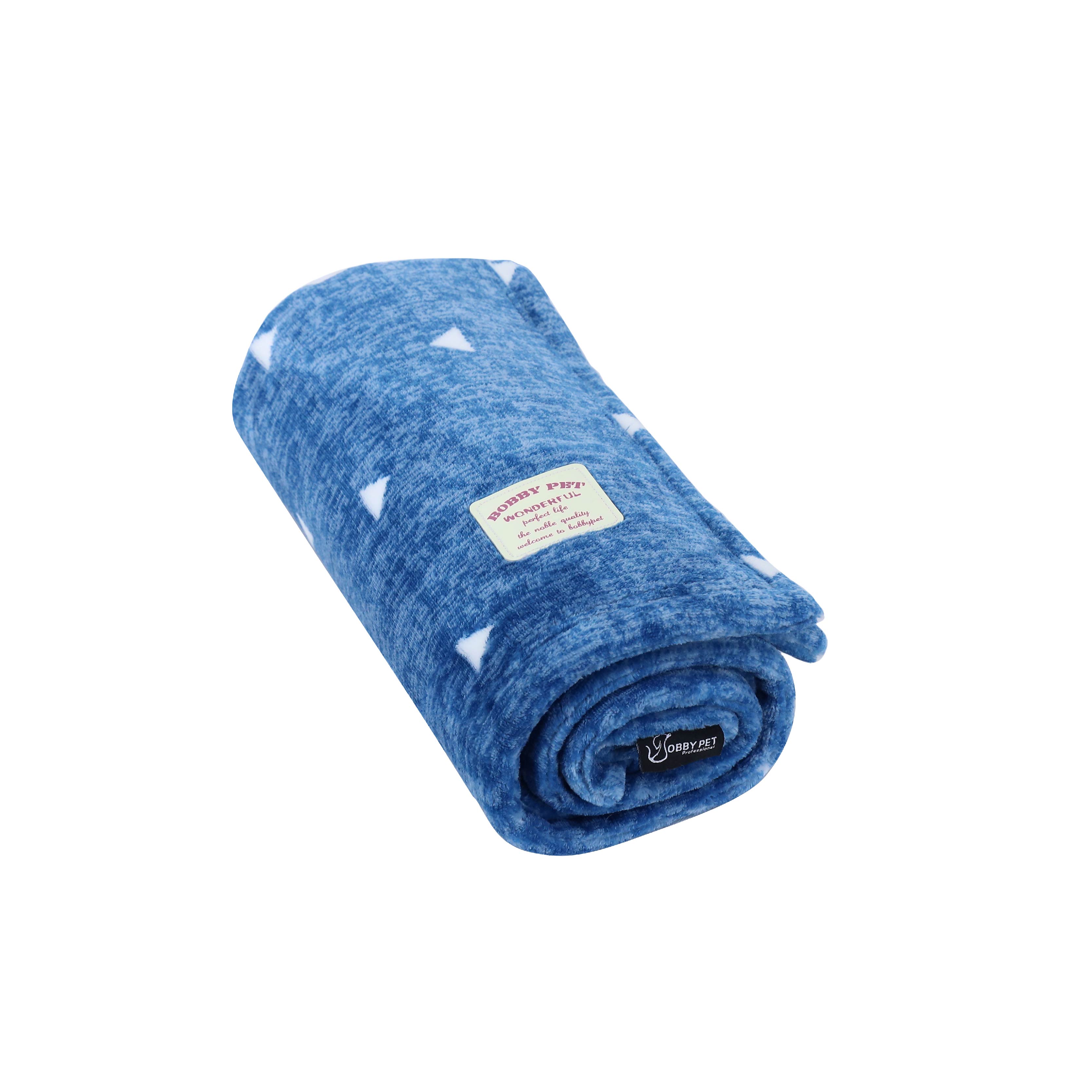 Bobbypet hot sale pet products accessories printing fleece dog throws self warming dog blankets
