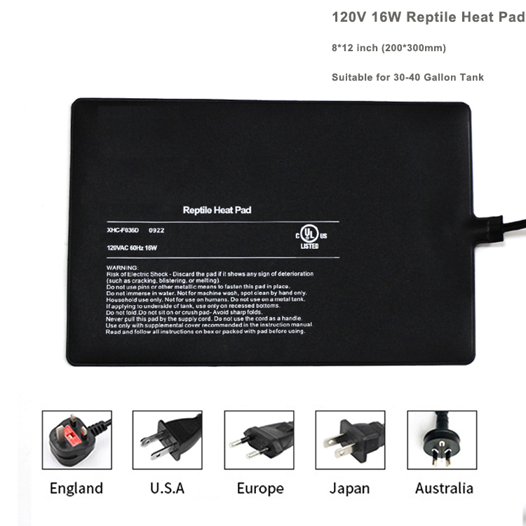 China  Small Animal Adjustable Heat Mat  Reptile Heating Pad