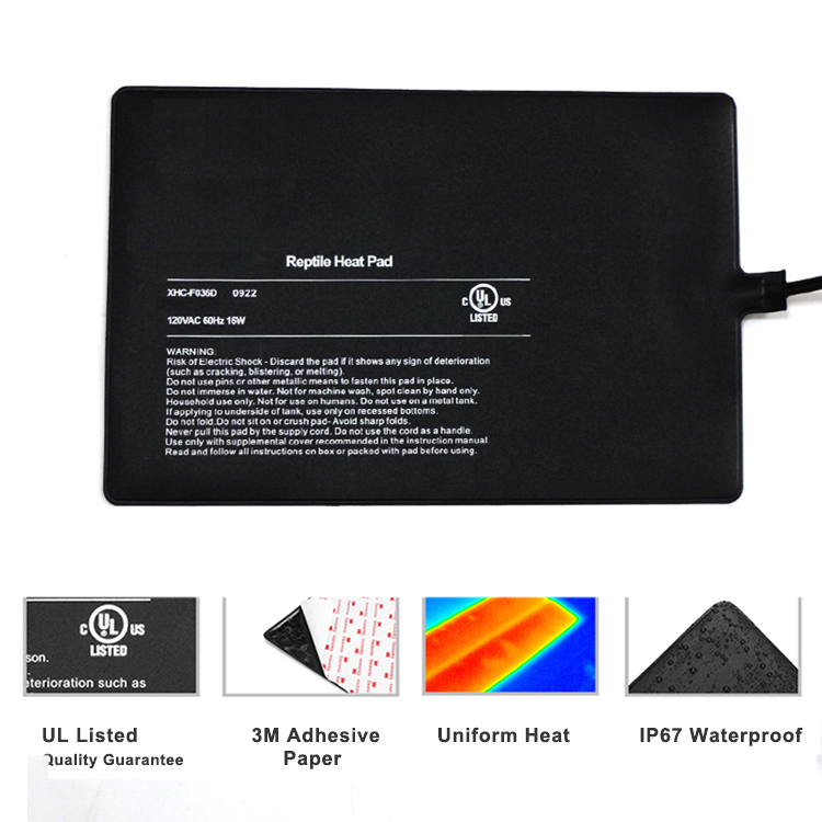 China  Small Animal Adjustable Heat Mat  Reptile Heating Pad