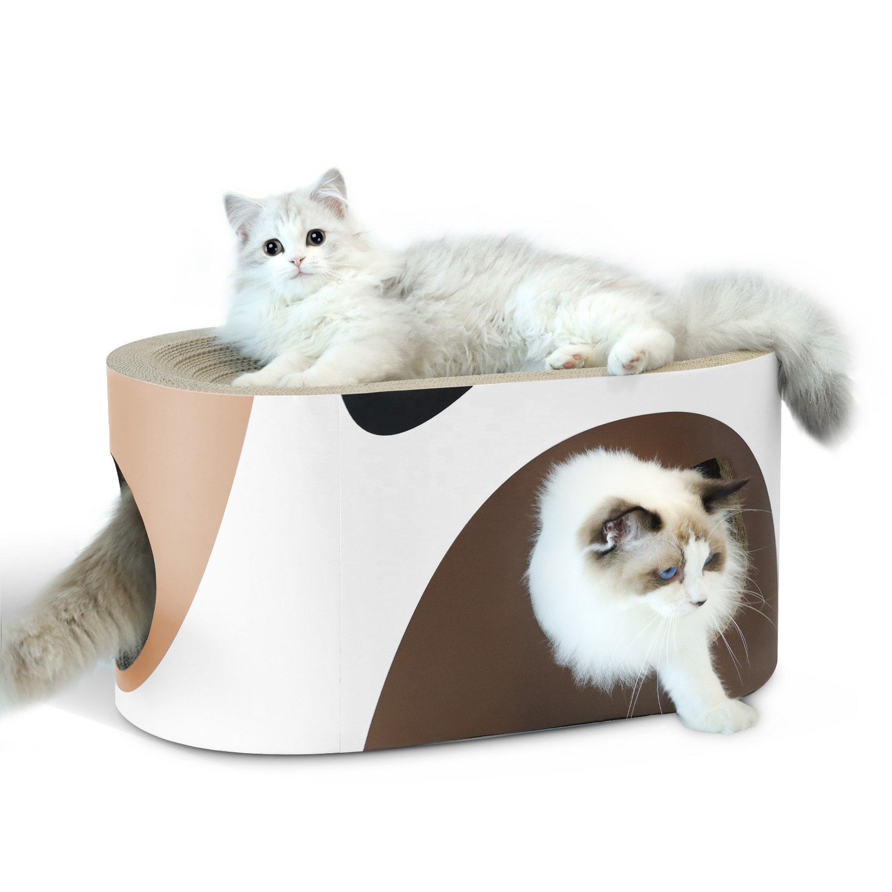 new environment-friendly clean hygienic portable animal cage cat toy cardboard cat scratch pad scratcher pet bed play ho
