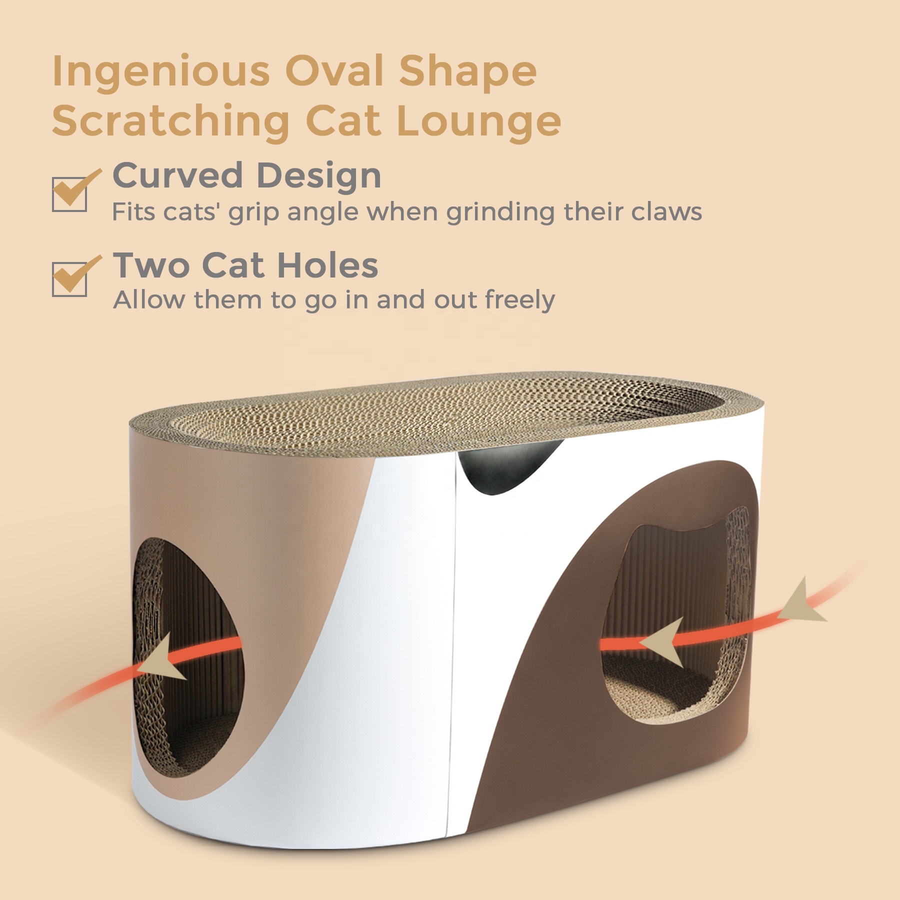 new environment-friendly clean hygienic portable animal cage cat toy cardboard cat scratch pad scratcher pet bed play ho