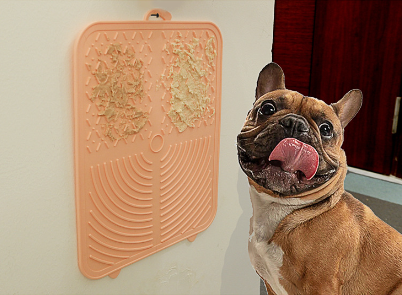 Food Puzzle Lick Mat for Dogs Bowl Feeded Dog Licking Mat Dog Slow Feeder Pet Calming Feeding Pad