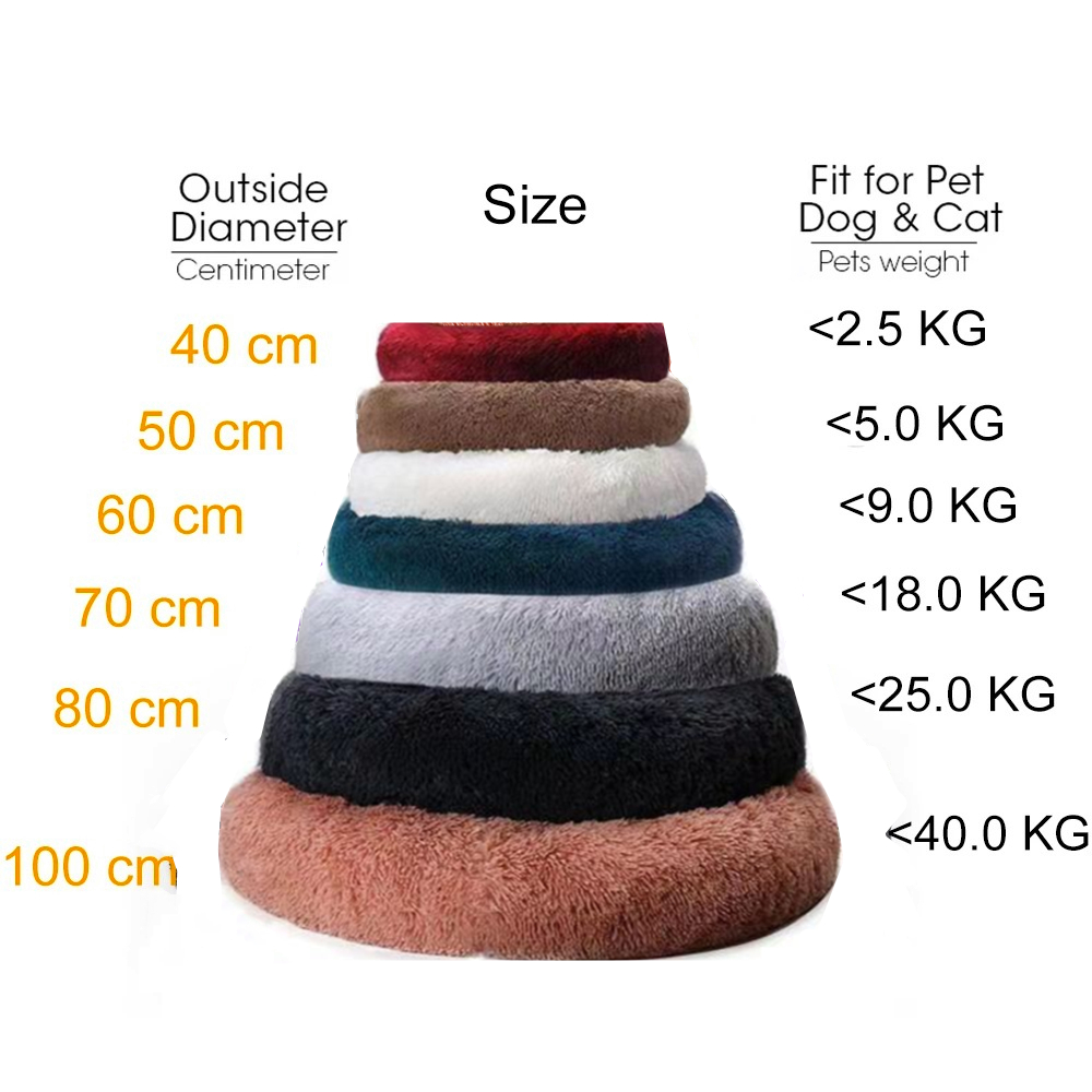 Sample Available Super Soft Dog Bed Plush Cat Mat Dog Beds For Large Dogs Bed Labradors House Round Cushion Pet Product 