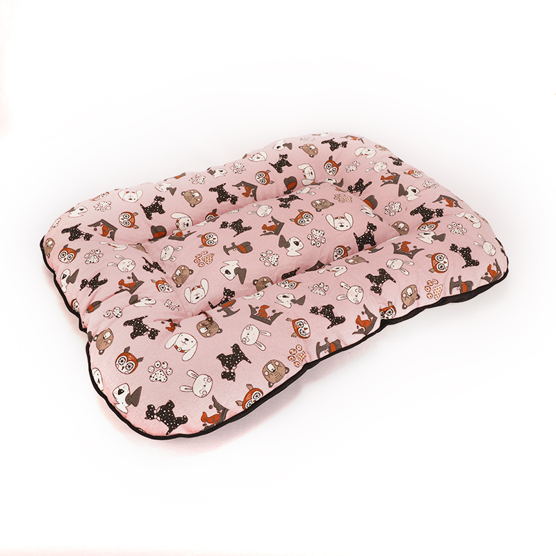 Linen Fabric Fleece Cotton Plush oxford Popular Luxury Soft Push Pet Products Dog Bed