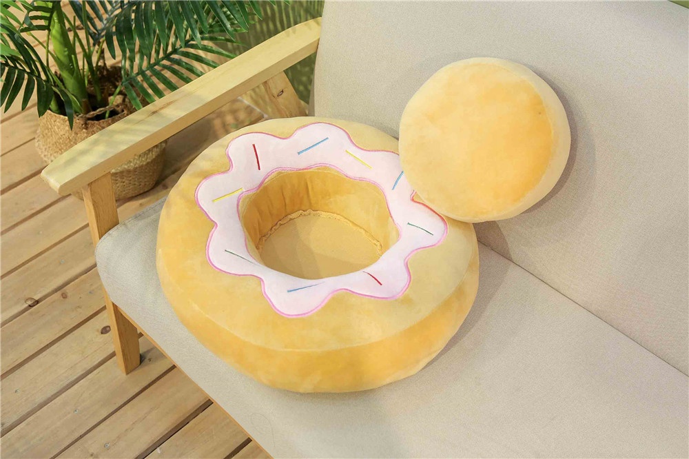 Calming Dog Bed Long Plush Donut Pet Bed Hondenmand Round Orthopedic Lounger Sleeping Bag Kennel Cat Puppy