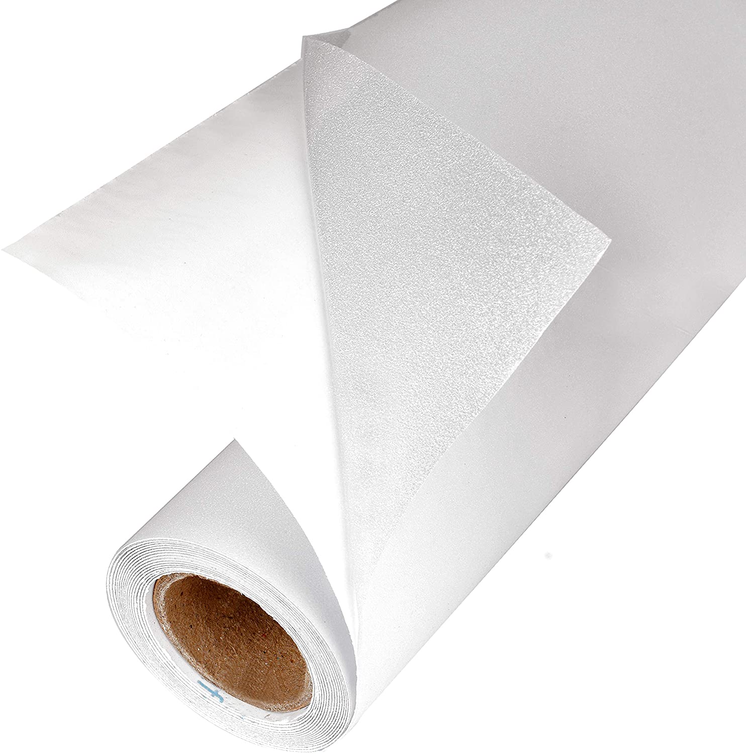 HOMIDEK Translucent Static Cling Window Film Privacy Decorative Film White Glass Film