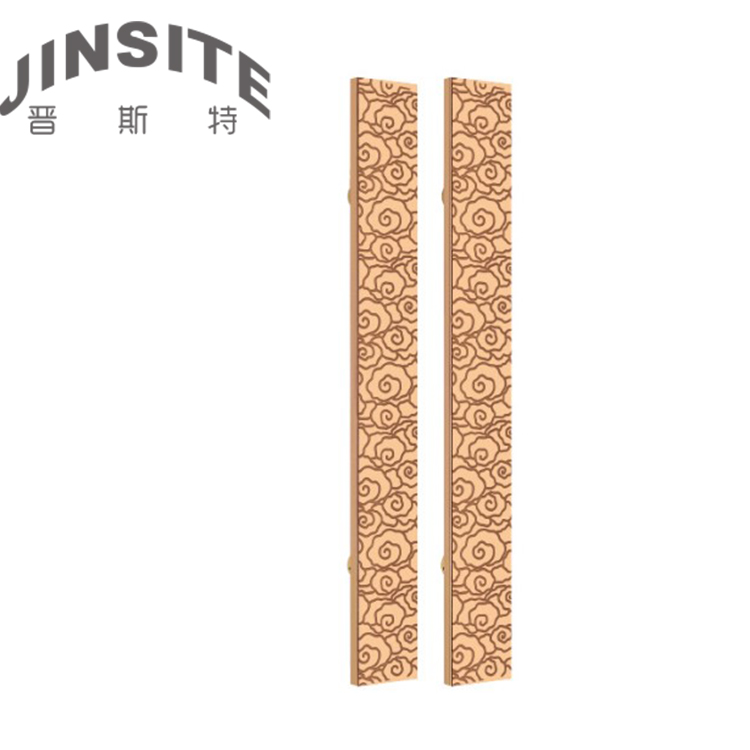 luxury decorative brass interior door handle