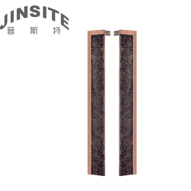 luxury decorative brass interior door handle