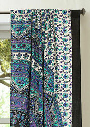 Mandala Curtains Bohemian Decor Panel Room Divider Tapestry Drapes, Window Treatment Bohemian Art