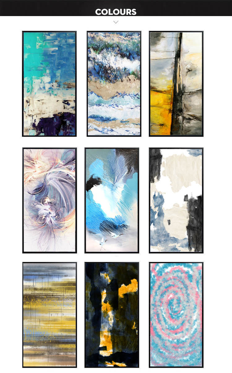 Modern Minimalist Abstract Porch Vertical Version Wall Painting Aisle High-End Art Wall Painting Stair Mural
