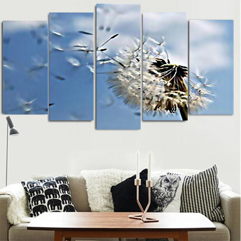5 panel painting hotel wall art 3d car picture  5d diamond painting