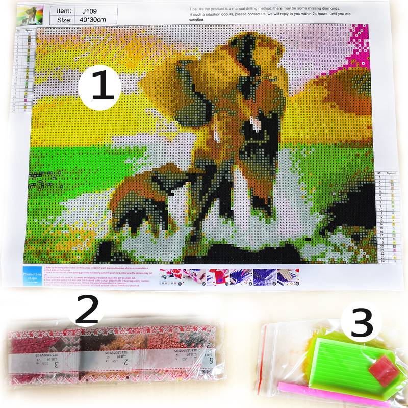 5 panel painting hotel wall art 3d car picture  5d diamond painting