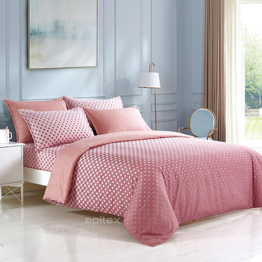 King Queen Twin Size Silkysoft Collection Plant Pattern Fitted Bed Sheet Bedding Set Home Textiles Epitex Brand
