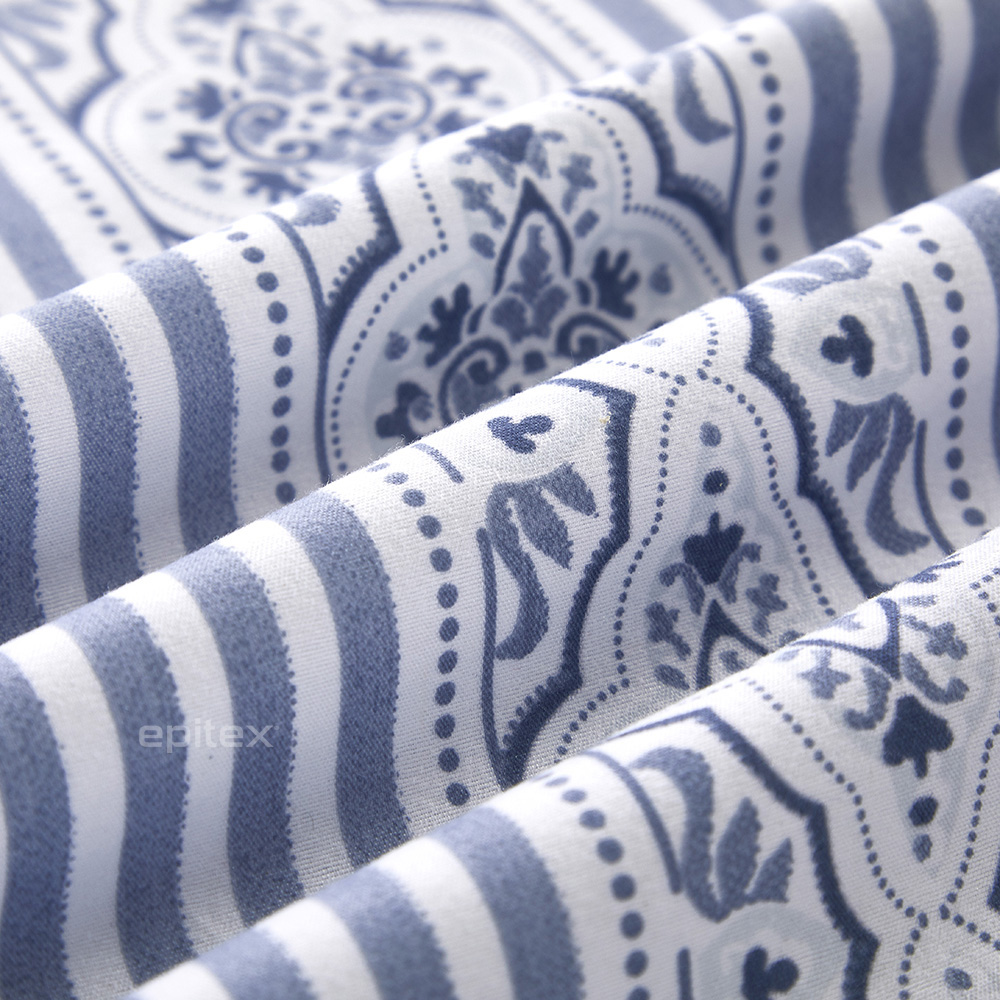 King Queen Twin Size Silkysoft Collection Plant Pattern Fitted Bed Sheet Bedding Set Home Textiles Epitex Brand