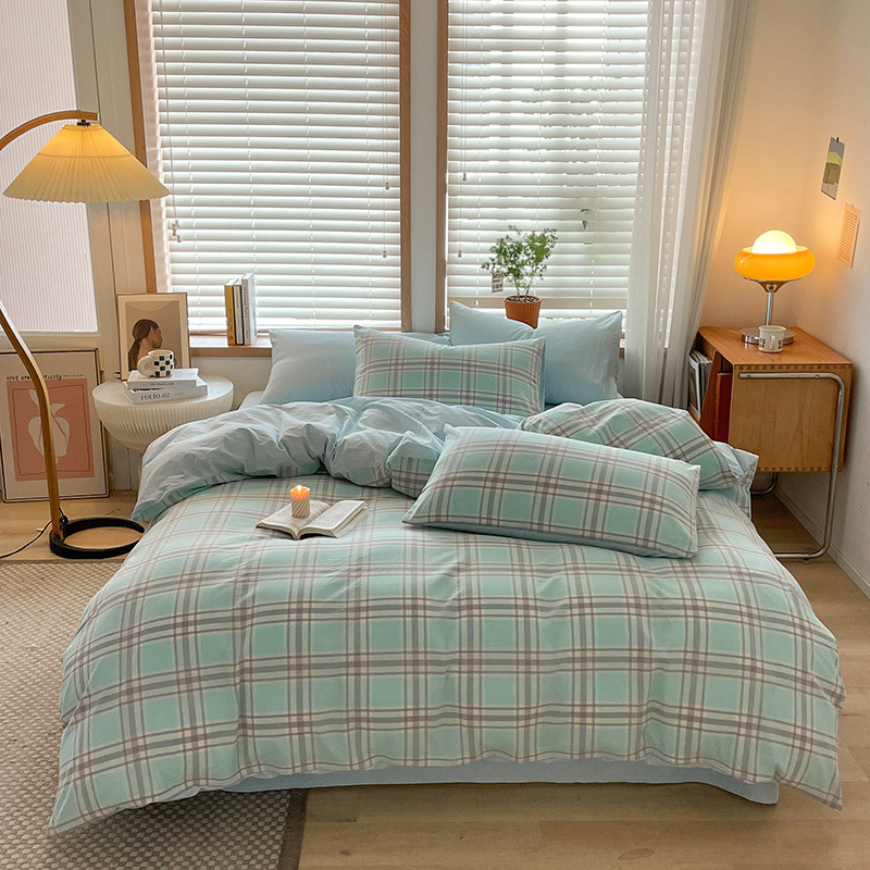 Four piece designer bedding luxury brand designer comforter sets bedding for queen
