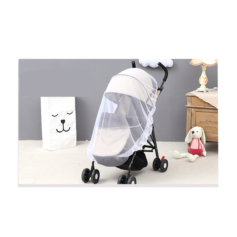 universal net elastic edge anti insect net  baby stroller accessories mosquito for new born