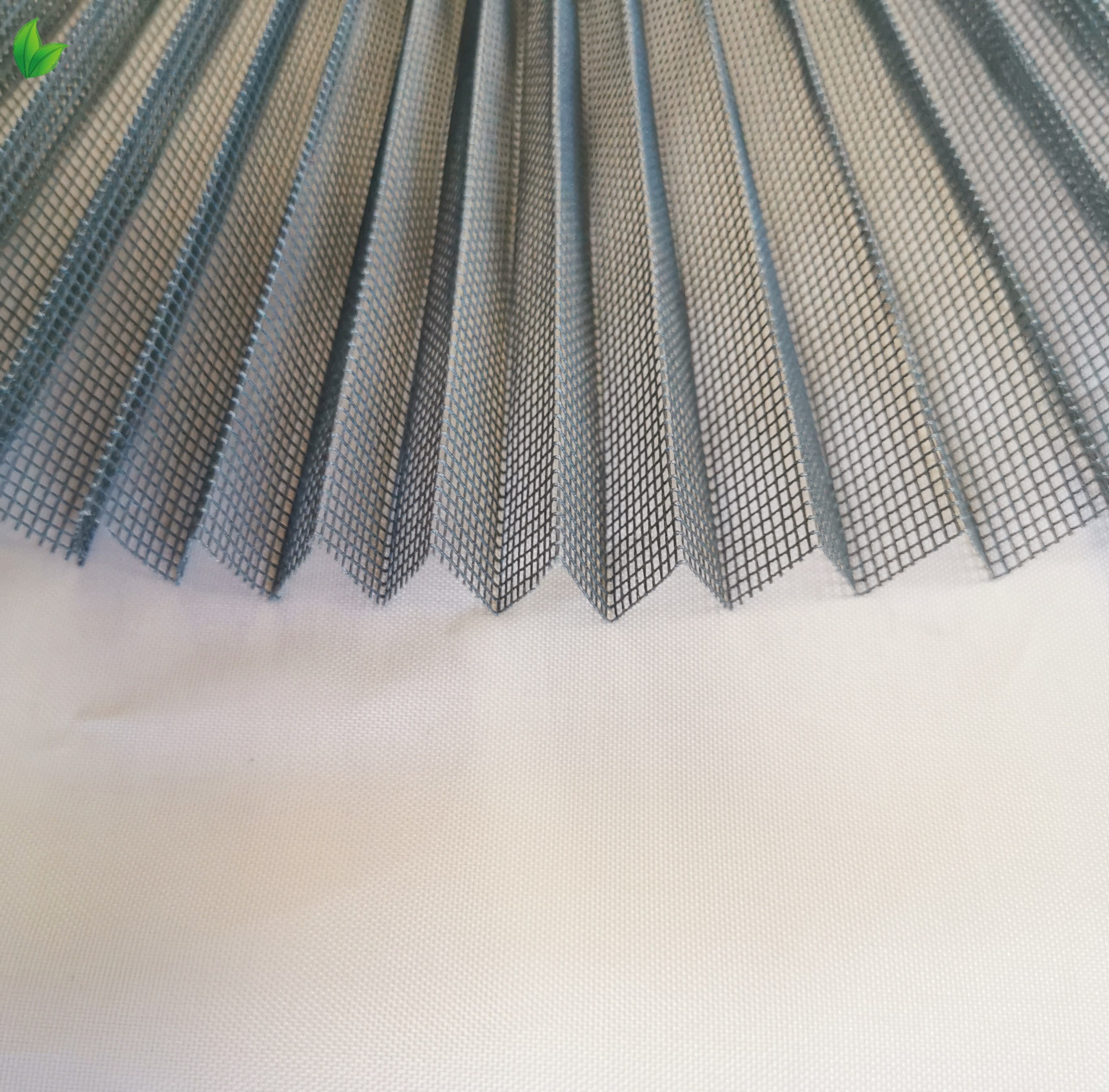 Easy to install plisse mosquito pleated folding screen door mesh with aluminum profile polyester mosquito net