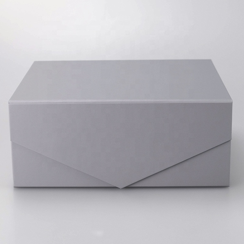 Chengruo Shipping Low Moq Stock Book Style Shape Plate Foldable Magnetic Closure Gift Packaging Paper Box With Ribbon