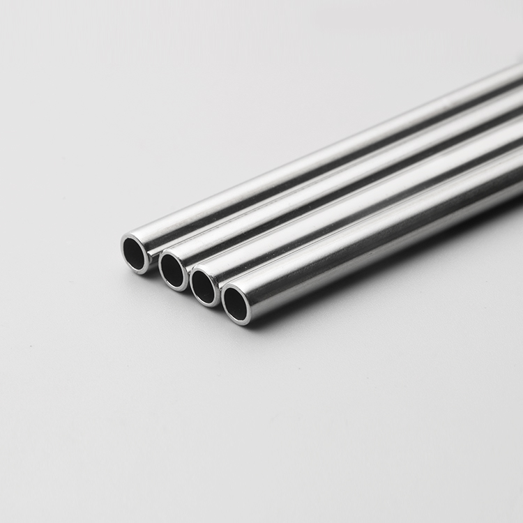 Portable Eco friendly 8pcs boba metal straw set with pouch Support  stainless steel drinking straw Wth Bag