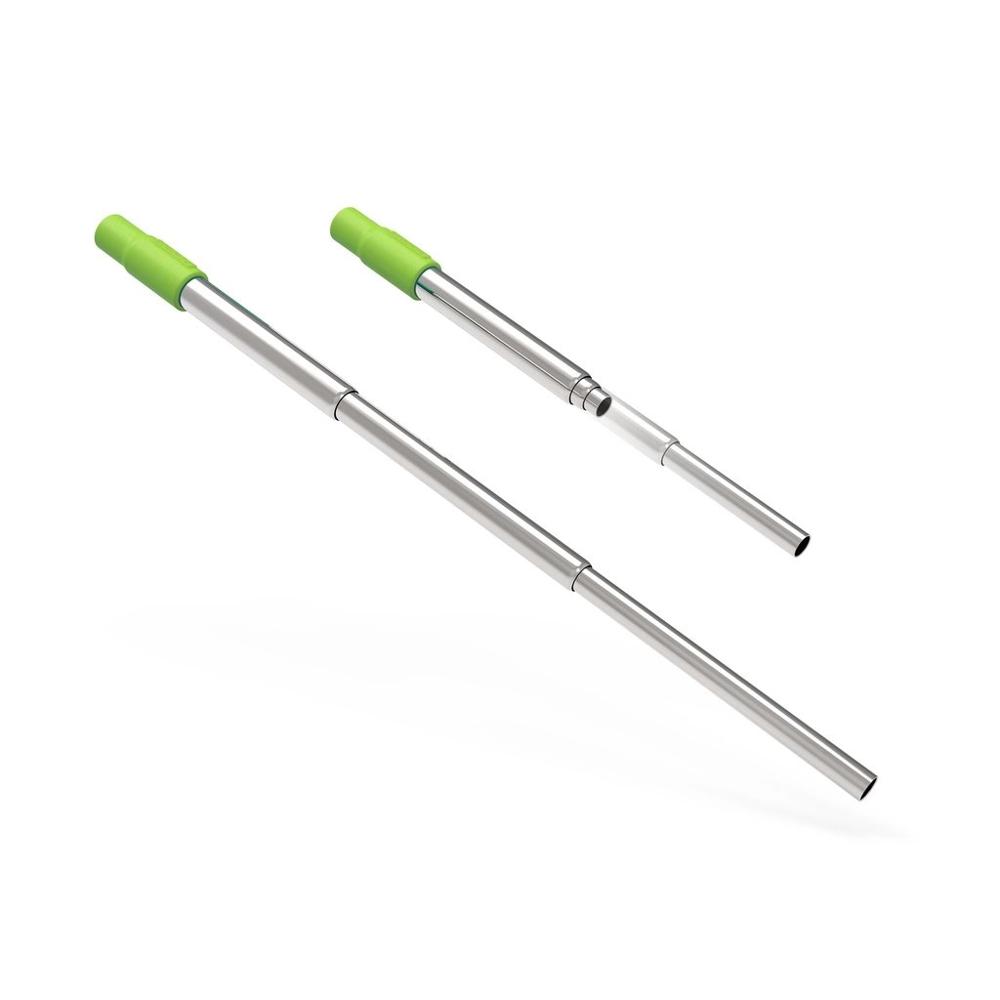   Portable Metal Telescopic Straw Eco-friendly Stainless steel Collapsible Straw With Case Brush