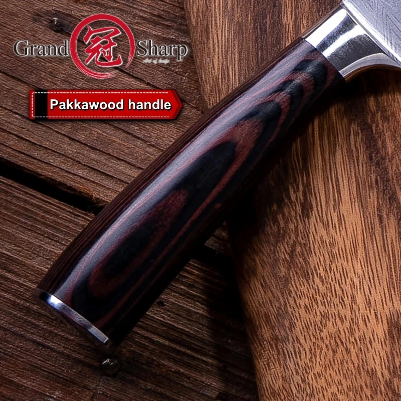 hot sale 8 Inch High Carbon 7Cr17 Stainless Steel Cooking Tools kitchenware Knife Laser Pattern best kitchen Chef knives