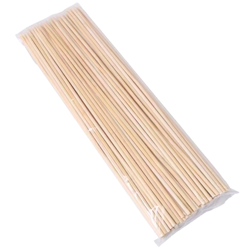 BBQ Turkey Food Grade Loop Roasting Marshmallow Different Type Disposable / Teppo Skewer Sticks for Barbecue