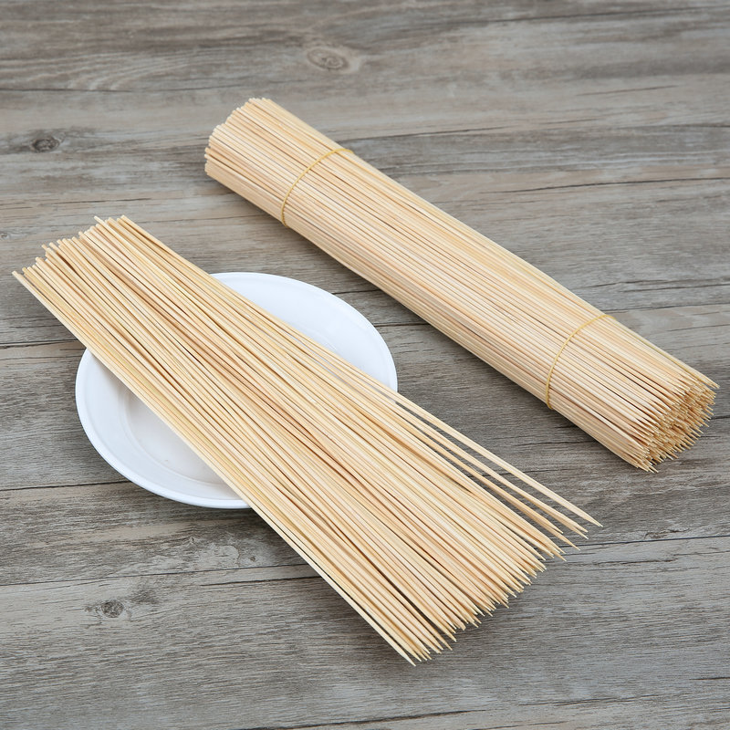 BBQ Turkey Food Grade Loop Roasting Marshmallow Different Type Disposable / Teppo Skewer Sticks for Barbecue