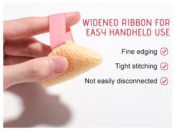 BS-MALL Facial Cleansing Sponges Skin-friendly Reusable Soft Reusable Makeup Removal Pad Facial Cleansing Exfoliating Sp