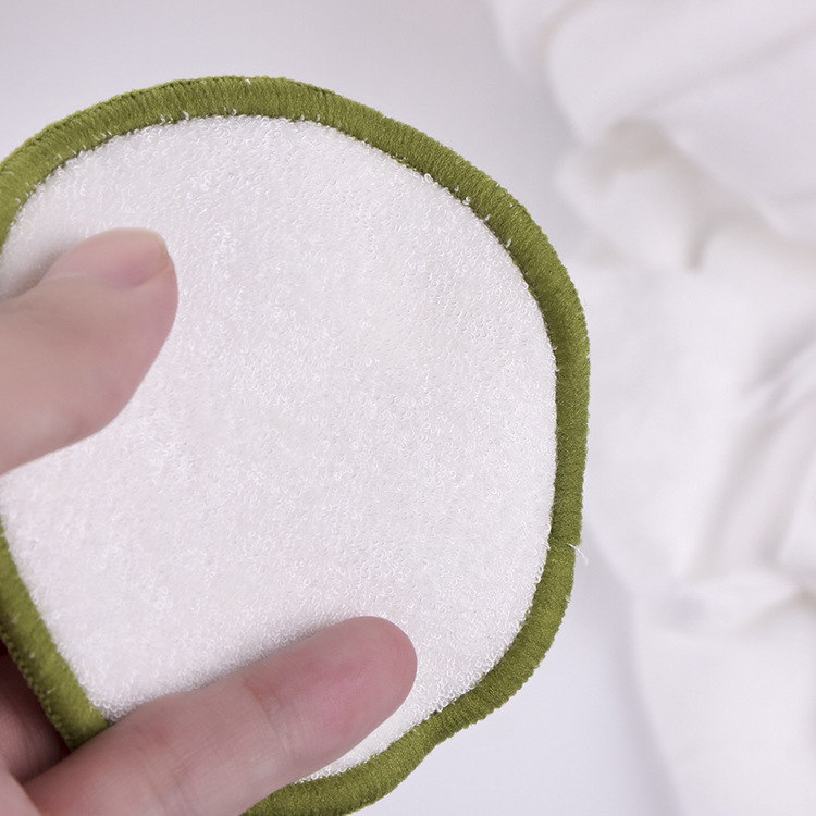  Reusable Bamboo Eco-friendly Make Up Remover Puff Velvet Washable Makeup Remover Pads
