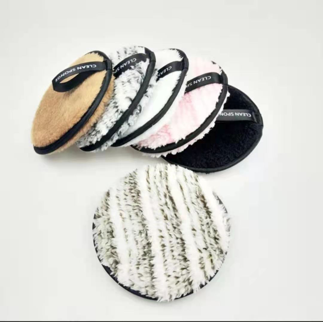 Washable Pink Bamboo Microfiber Pack Private Label Cotton Pad Reusable Facial Makeup Remover Pads