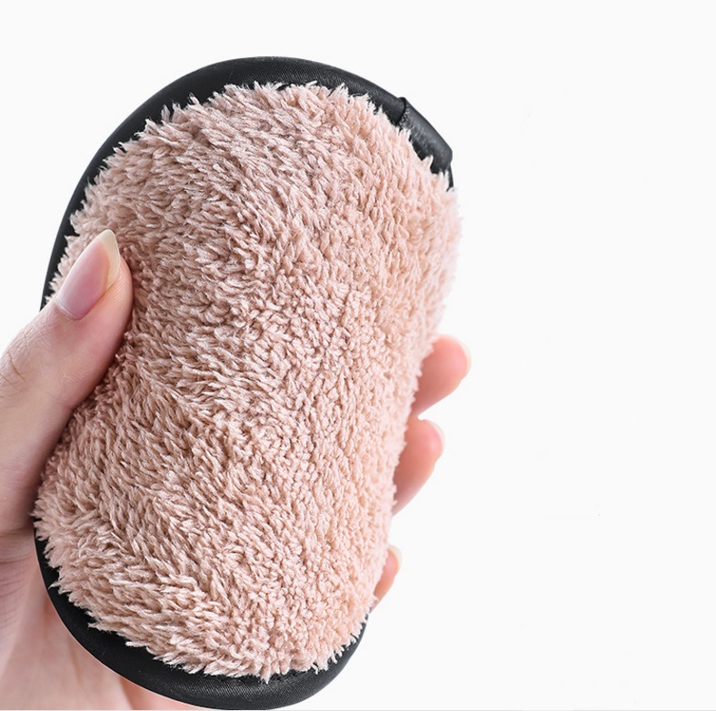 Washable Pink Bamboo Microfiber Pack Private Label Cotton Pad Reusable Facial Makeup Remover Pads