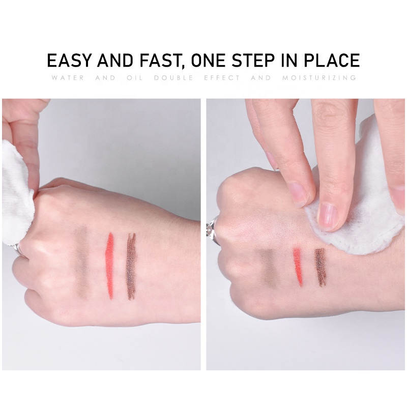Private label   Facial Cleansing Pads With Toner Peeling Pads Bamboo Cotton Peeling Makeup Pads