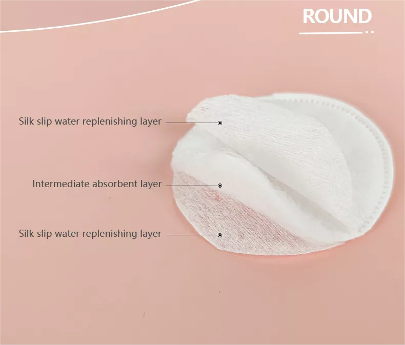  Brand   High Quality Thick 3 Layers Facial Makeup Remover Cotton Pads For Face