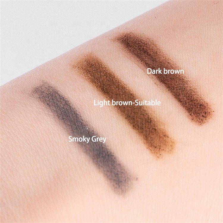  Private Label 3 Colorful Cosmetic Wooden Eyebrow Pen Cosmetic Easy To Color Wooden Eyebrow Pencil