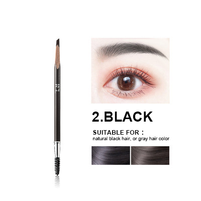 Waterproof and hemp-proof eyebrow design pen long-lasting wooden eyebrow pencil