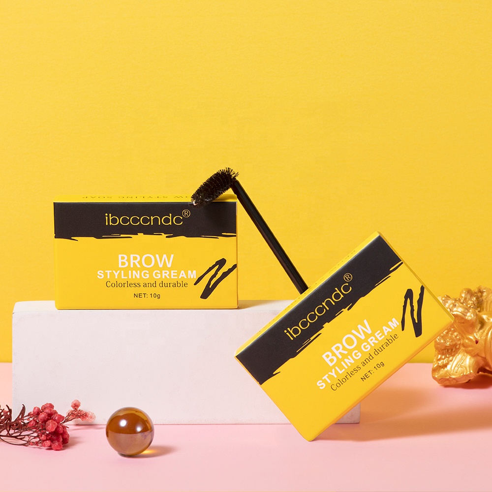  waterproof 4D eyebrow with brush vegan gel brow wax pencil fixing clear makeup