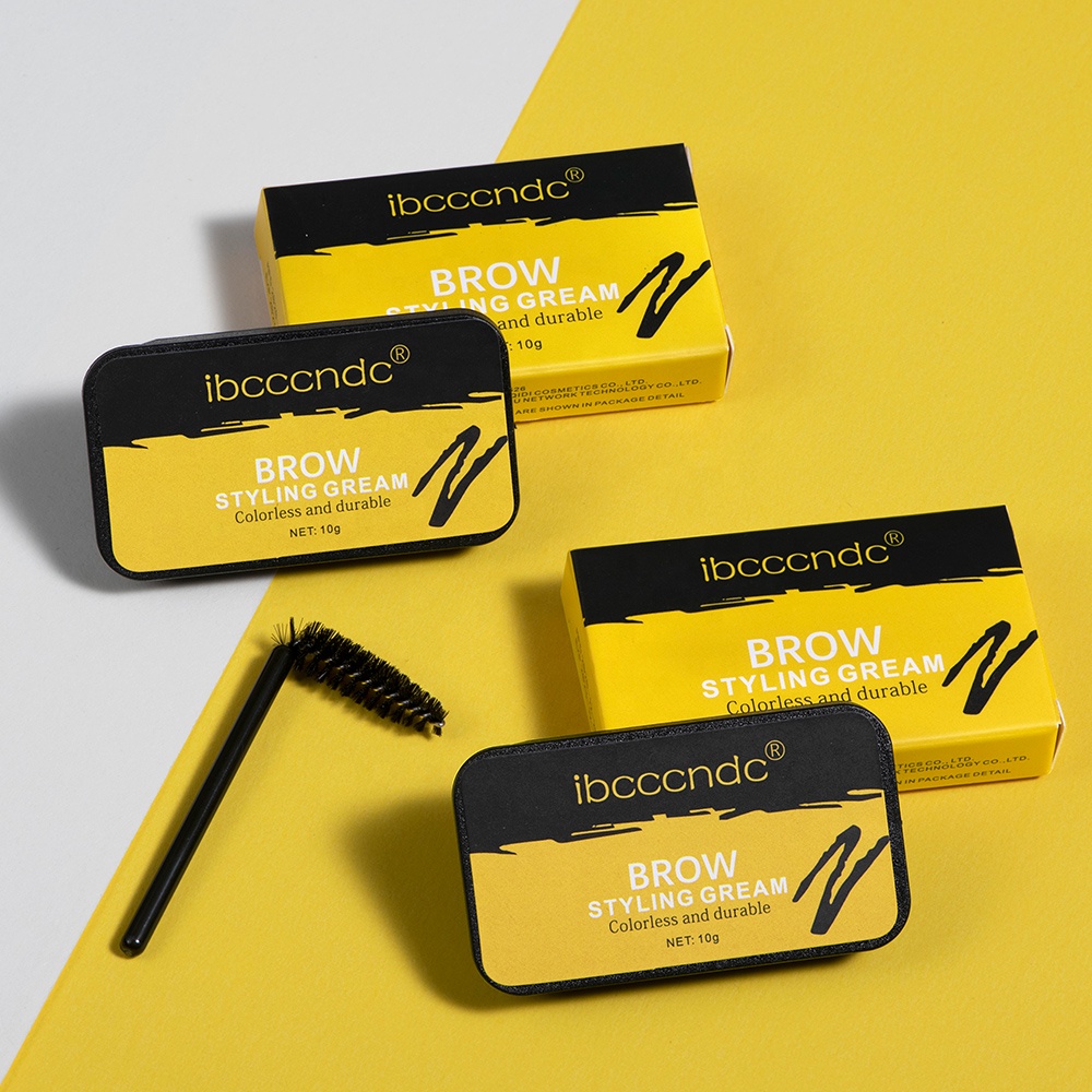  waterproof 4D eyebrow with brush vegan gel brow wax pencil fixing clear makeup