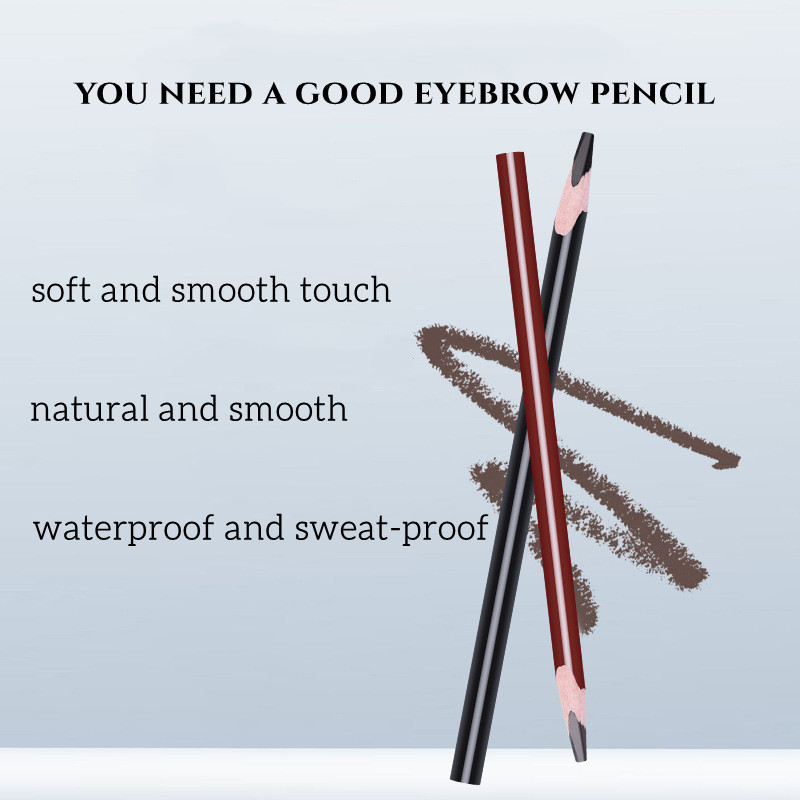 Waterproof Eyebrow Pencil  For Marking,Outlining,Tattoo Tint Makeup And Microblading Eyeliner Lip Liner Design Pencil