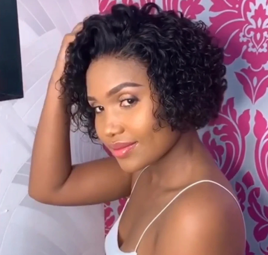  s Short Wigs Types Synthetic Hair Extensions Natural Curly High Temperature Synthetic Hair Wigs