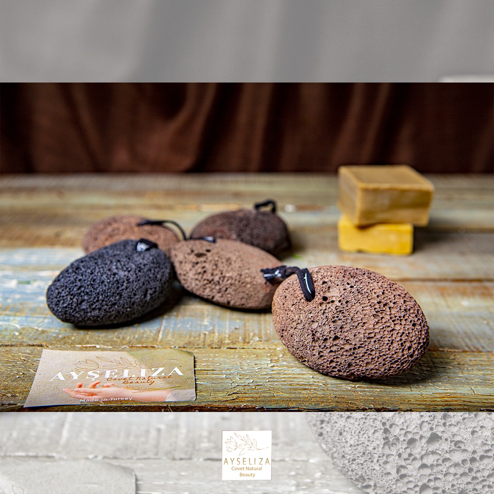 Ayseliza Volcanic Pumice Stone Foot Care For  Calluses and Hard Skin Remove Dead Skin Best Pedicure Manicure Cares N