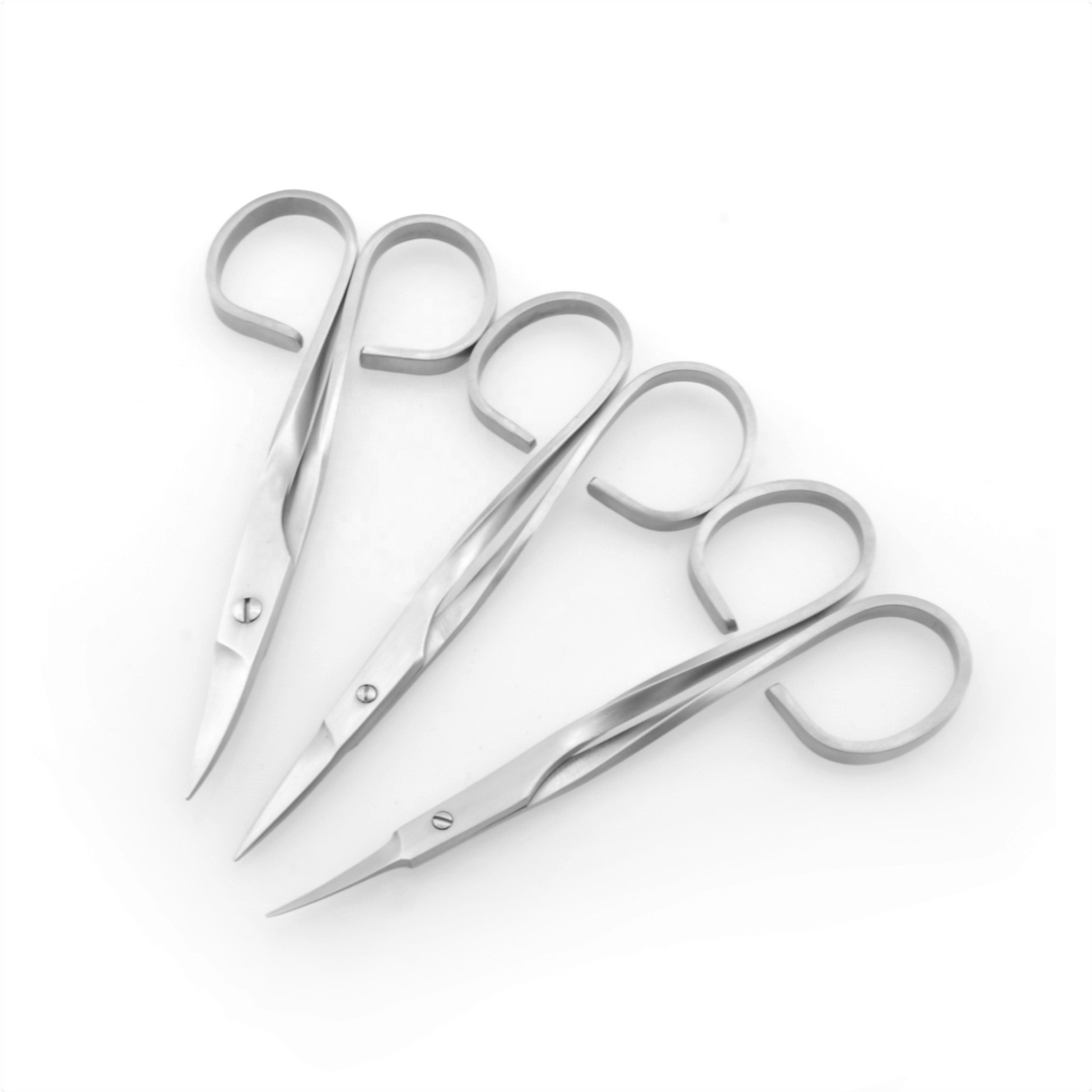 Fancy Design Nail Cuticle Scissors with Beautiful Designing Stainless Steel Mirror Satin Sand Finish sharp cutting point